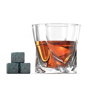 Giro vasos de whisky (10 oz) juegos de regalo de lujo de madera de pino con caja de cubos de hielo reutilizable whisky piedras - Product Image 3