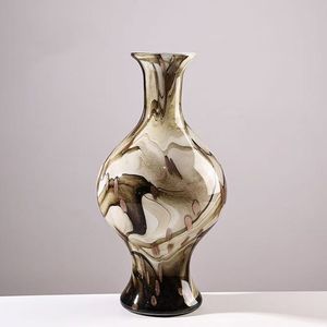 Vaso RYLAVA in Stile Nordico Creativo e Minimalista, Design con Motivo a Pittura a Inchiostro Cinese, Decorazione per Casa e Ufficio, Funzione Idroponica con Effetto Muschiato - Product Image 5