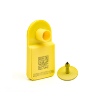 Etiqueta de Oreja para Ganado con Sensor de Temperatura, Ligera, de Tamaño Pequeño, con Tecnología Lorawan, para Monitoreo de la Salud Animal a Larga Distancia (2KM), para Agricultura Inteligente