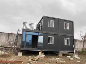 20ft Modern taşınabilir çelik konteyner ev ofis okul otel için prefabrik geçici konut çözümleri 40ft ahşap açık - Product Image 6