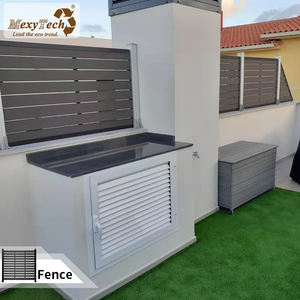 Mexytech-panel de vallas de plástico para jardín, luces solares de alta calidad para exteriores, Vallas y Puertas para casas - Product Image 2