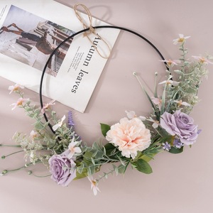Guirlande de fleurs artificielles Yueting, pivoine, rose, décoration murale, décoration de mariage, décoration de la maison CF01297 - Product Image 1