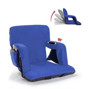 Apoio dobrável para as costas, suporte portátil ajustável para as costas, cadeiras dobráveis, cadeiras para estádio