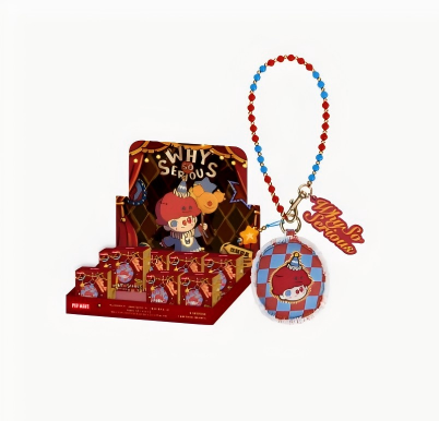 PERCHÉ COSÌ SERIO SERIE - Ciondolo con Catena Blind Box 8 scatole/set