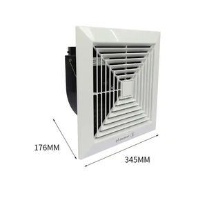 Ventilatore <span class=keywords><strong>MUA</strong></span> Serie SF100-3C 50 CFM con Motore DC - Flusso d'Aria Costante Regolabile Multi-Velocità per Uso Esterno e Alberghiero, Costruzione in Metallo - Product Image 6