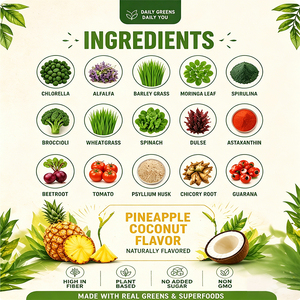 Suplemento de Vegetales en Polvo de Marca Privada, Probióticos y Cafeína Natural, Energía, Alto Contenido de Fibra, Salud Intestinal - Product Image 3