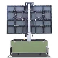 Nouveau design de l'usine boîtier de vol portable écran LED 8m P1.875 Publicité extérieure Mobile LED Roadshow écran LED panneau d'affichage