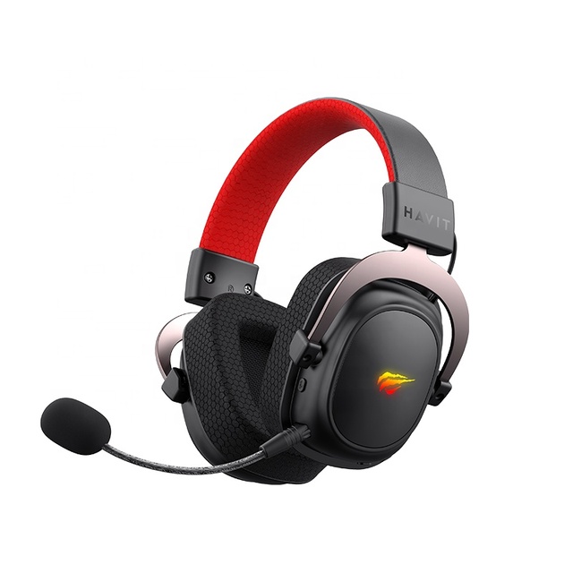 Havit H2002BG 2.4GHz New Arrival Gamer Rgb Bass Pc Fones De Ouvido Wireless Gaming Headphones Headset with Microphone