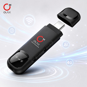 OLAX F95 300Mbps Portable WiFi Dongle With Sim Card Slot 2.4g 5.8g Dual Band USB 4G <b>Modem</b> Router 15 Users 4g Usb Dongle - Product Image 4