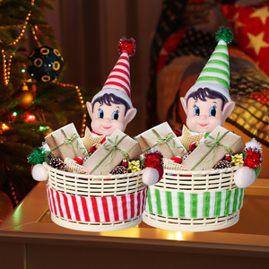 Cesta de Dulces Navideños al por Mayor, Caja de Regalo para el Hogar, Uso Diario, Almacenamiento para Niños - Product Image 6