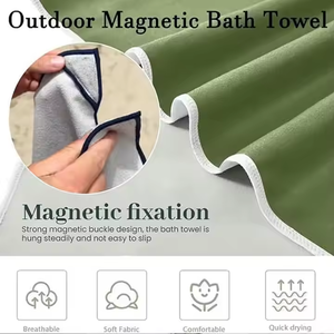 Nueva Toalla de Playa de Microfibra de Gran Tamaño, Superventas, con Imanes, para Cambiarse de Ropa al Aire Libre y en la Playa - Product Image 6
