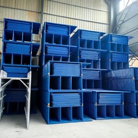 Échafaudage moderne en acier à échelle bleue de 10 mètres, cadre Andamios en béton galvanisé pour la construction de bâtiments