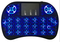 Mini Teclado Inalámbrico I8 con Retroiluminación, Touchpad de 2.4GHz, Control Remoto con Función de Ratón para TV Box y Mini PC