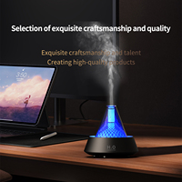 Hxtc88 nouveau 7 couleurs lumière volcan lave Usb petite petite Table de bureau aromathérapie humidificateurs huile parfumée essentielle Mini diffuseur