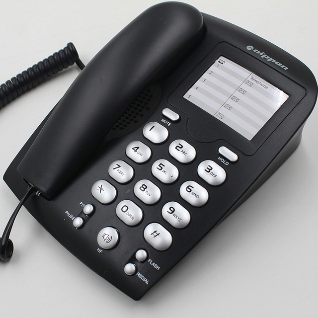 Good Design Basic function Fixed Telephone Analog Phone with multi-function
