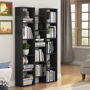 <b>Modern</b> Bookcase, 5-<b>Shelf</b> Storage Organizer With 14-Cube Display Bookshelf SG001 Bookcases SG001 - Product Image 2
