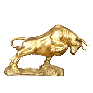 Escultura de Toro Pionero en Latón, Figura Animal, Decoración de Mesa, Regalo de Año Nuevo Chino, Personalizable - Product Image 2