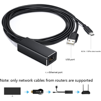 Adaptateur Ethernet, câble adaptateur Ethernet Micro USB et cordon d'alimentation pour Fire TV Stick