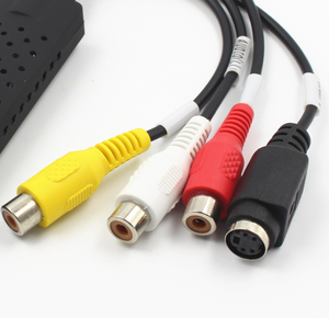 Dễ dàng chụp <span class=keywords><strong>USB2.0</strong></span> Đen âm thanh Grabber USB phụ kiện âm thanh cho thuận tiện chuyển âm thanh - Product Image 2