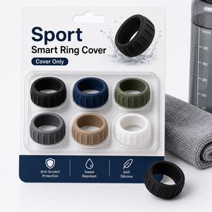 เคสซิลิโคนกันลื่นสำหรับแหวน Oura Ring 5/4 Galaxy Ring RingConn Ultrahuman ป้องกันการลื่นไถล ใช้ได้กับแหวนอัจฉริยะ เหมาะสำหรับออกกำลังกาย ฟิตเนส HIIT - Product Image 5