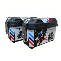 Nouvelle boîte latérale universelle pour moto, étanche, 25L, épaissie, anti-chute