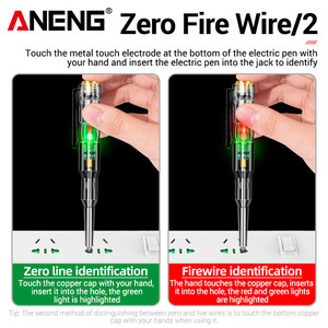 Bút thử máy dò điện áp Điện áp aneng B11 cảm ứng đầu dò tuốc nơ vít điện không cảm biến phát hiện dây trực tiếp máy thử hộ gia đình - Product Image 4
