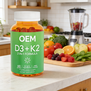 Venta Directa de Fabricantes OEM de Suplementos Dietéticos de Vitaminas D3 y <span class=keywords><strong>K2</strong></span> en Caramelos Blandos Personalizados, Alimentos Saludables de Marca Propia - Product Image 5