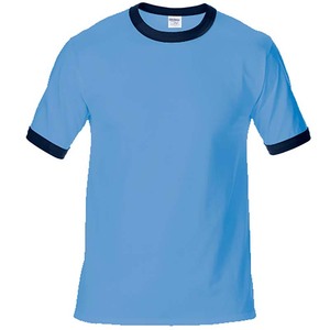 T-shirt a blocchi di colore personalizzabile, T-shirt estiva in cotone a maniche corte, Abbigliamento aziendale per team pubblicitari, Logo stampato fai da te - Product Image 3