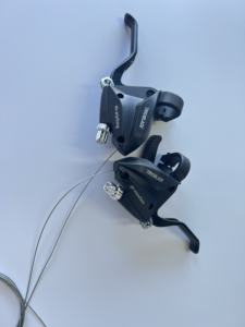 Palanca de cambios de <span class=keywords><strong>3x7</strong></span> velocidades para bicicleta de montaña, Combo de palanca de freno con Cables de cambio interno, accesorios para bicicleta - Product Image 3