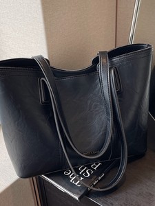 2026 Spring Summer Color Block Large Capacity Tote <b>Bag</b> For Women Premium Texture Casual ingle Shoulder Handbag - Product Image 2