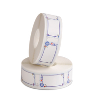 Rouleau d'étiquettes adhésives pour imprimante Mobile, papier thermique continue, impression d'autocollants professionnels, pièces
