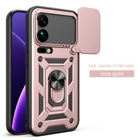 GSCASE Étui de Téléphone Antichoc Robuste avec Béquille et Protection Coulissante pour Appareil Photo pour Xiaomi 17 Pro Max et Samsung A23 A22 A32