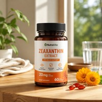 Zéaxanthine et Lutéine Naturelles en Poudre Fine (80-120 Mesh) 5% 10% 20% Qualité Alimentaire HPLC pour la Santé Oculaire