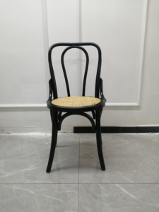 <span class=keywords><strong>Chaise</strong></span> de salle à manger en rotin tressé <span class=keywords><strong>Thonet</strong></span> en bois massif courbé style <span class=keywords><strong>bistrot</strong></span> - Product Image 2