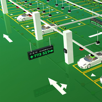 Système de capteurs de stationnement souterrain intelligent SEWO, systèmes de gestion de guidage de stationnement