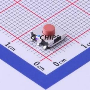 GT-TC090A-H031-L1 Tactile <b>Switch</b> SMD-5P,6.2x6.2mm <b>Switch</b> Single Pole Single Throw Round Button 1.6N Vertical Mount - Product Image 1