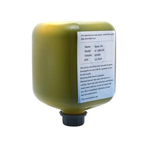 Encre noire compatible IC-2BK130 825 ml et solvant MC-2BK130 1200 ml pour imprimante CIJ AX350I - Product Image 5