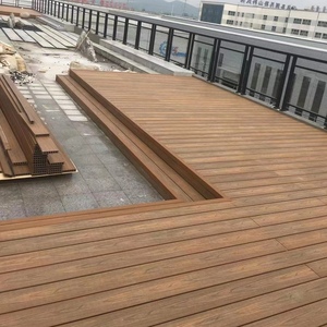 WPC <span class=keywords><strong>Decking</strong></span> piastrelle per pavimento ad incastro Design facile installazione facile da pulire WPC tavole per balcone e Patio - Product Image 1
