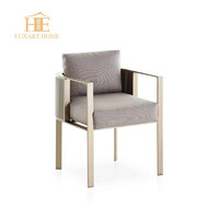 Ensemble de table à manger d'extérieur en acier inoxydable avec 6 chaises, ensemble de table en céramique pour patio, 6 places, pour hôtel, meubles de jardin