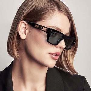 Gafas de Sol Cuadradas de Piloto con Remaches, Montura Pequeña, Protección UV400, Moda Vintage 2022 para Mujer y Hombre - Product Image 2