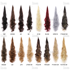 Extensiones de Cabello de Cola de Caballo Flexible de 32 Pulgadas, Cola de Caballo Larga y Ondulada, Piezas de Cabello Sintético para Mujeres y Niñas - Product Image 5