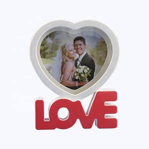 Miroir de maquillage LED magique LOVE à sublimation, cadre <span class=keywords><strong>photo</strong></span> vierge personnalisable pour cadeau promotionnel DIY - Product Image 6