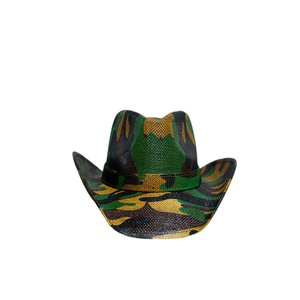 Sombrero <span class=keywords><strong>Vaquero</strong></span> Americano de Diseño Camuflado, de Alta Calidad, de la Marca Lihua, Venta al Por Mayor Directa de Fábrica - Product Image 3