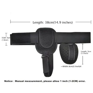 Ceinture de soutien pour hernie inguinale pour adultes Menics OEM/ODM avec matériau en mousse à pression réglable pour hernie intestinale - Product Image 2