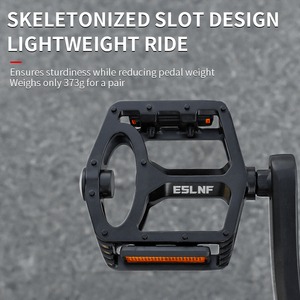 <span class=keywords><strong>Pedales</strong></span> de Bicicleta con Luz, Antideslizantes, Planos, con Reflectores, para Bicicletas de Montaña, Carretera y BMX - Product Image 3