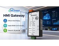 Passerelle HMI Milesgo HMI1001-ARM pour l'automatisation industrielle, la communication PLC, la surveillance à distance et l'intégration IoT