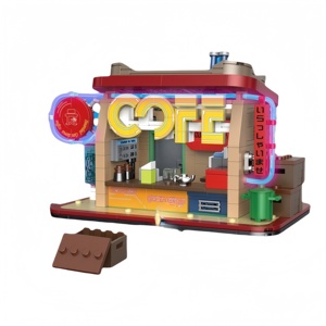 Tùy Chỉnh Cảnh Xây Dựng Khối Thiết Lập Cá Nhân Kiến Trúc Con Số Xe Ô Tô Moc Mô Hình Tự Làm Cảnh Quan Sáng Tạo Sưu Tập Đồ Chơi Quà Tặng - Product Image 6