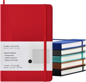 College Rulled Customizable Patterns Academic <b>Diary</b> 2026 2027 Lined PU Hardcover Agenda Planner Journal Budget Notebook - Product Image 1