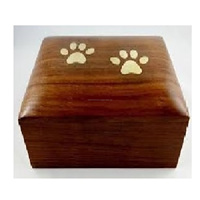 Urnas de Madera para Cremación de Mascotas, Estilo Americano Moderno, Color Marrón Natural, para Adultos, en Venta
