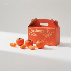 Thân Thiện Với Môi Đầy Đủ Màu Sắc In Ấn Tùy Chỉnh Trái Cây Tươi Và Rau Sóng Bao Bì Hộp Quà Tặng Cho Đào Táo Bưởi - Product Image 1